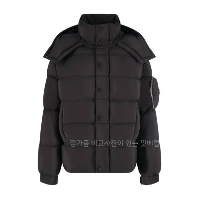 프*다 포켓 로고 다운 패딩
