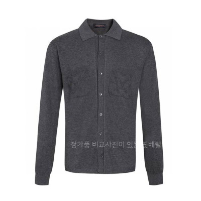 루*비통 모노그램 코튼 니트 오버 셔츠