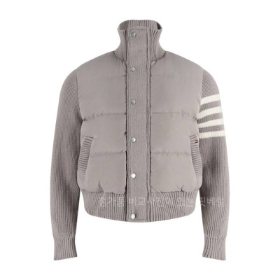 톰*라운 4-바 하이넥 니트 패딩 여성용