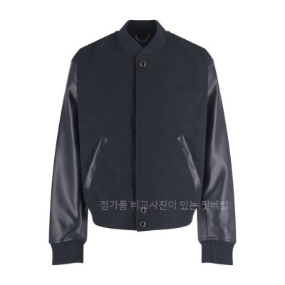 루*비통 엠보스드 모노그램 코튼 바시티 자켓