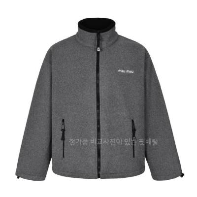 미*미우 하프 지퍼 플리스 맨투맨