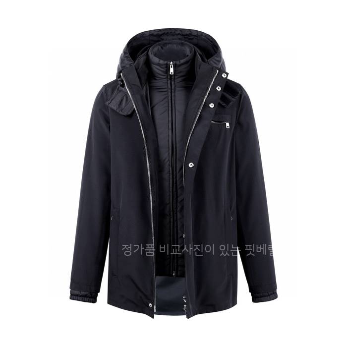 프*다 스탠드 카라 투피스 다운 자켓