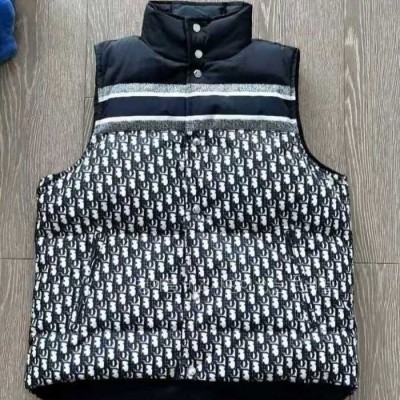 [국내배송] 디* 오블리크 리버시블 다운패딩조끼