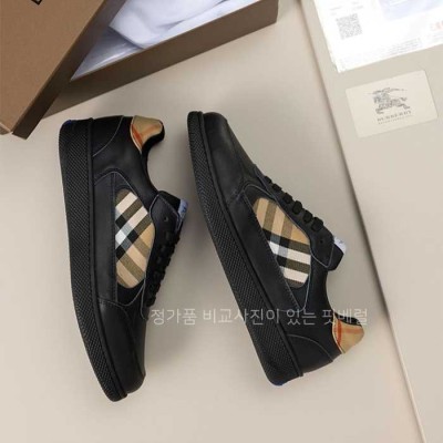 [국내배송] 버*리 체크 테라스 스니커즈 블랙