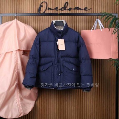 [국내배송] 미*미우 리버서블 테크니컬 퐁제 다운 재킷