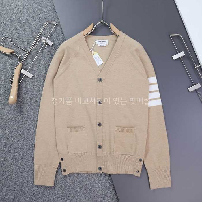 [국내배송] 톰*라운 4바 릴렉스 핏 V넥 울 가디건