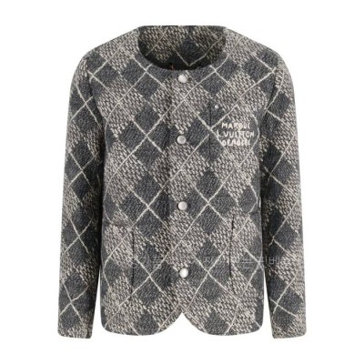 루*비통 시크 칼라리스 울 자켓