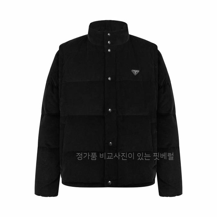 프*다 디태쳐블 코듀로이 다운 패딩