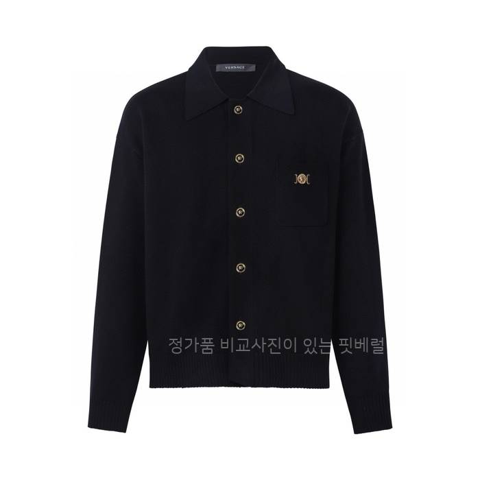 베*사체 버튼 다운 카라 리브 가디건