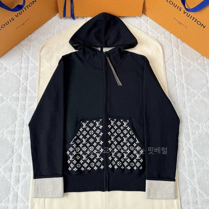 루*비통 모노그램 액센트 후드집업 자켓