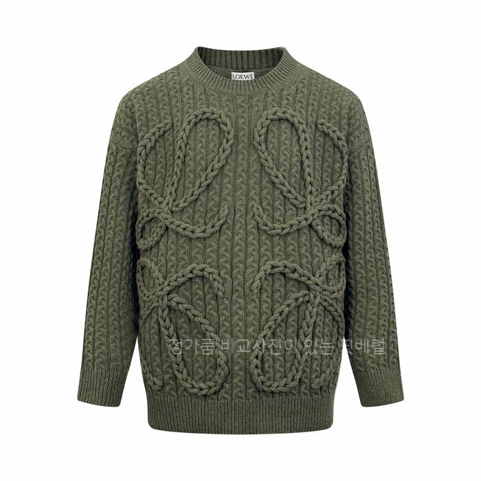 로*베 애너그램 케이블 니트