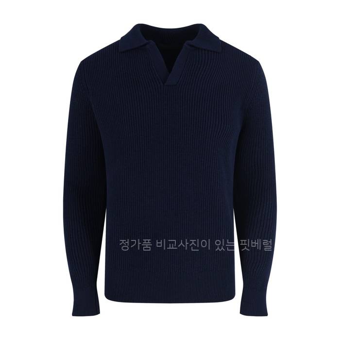 프*다 오픈 카라 캐시미어 니트