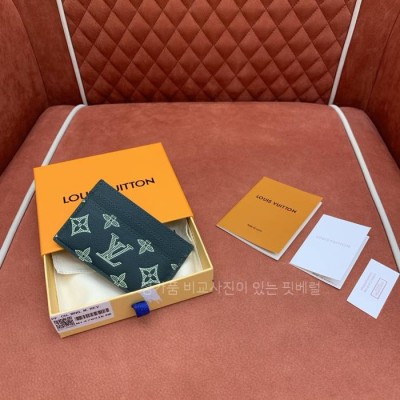 루*비통 M14789 더블 카드 홀더 지갑