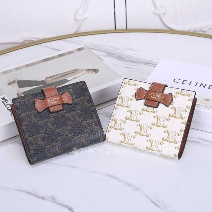 [국내배송] 셀*느 Small Flap Wallet 트라이옹프 캔버스 (2color)