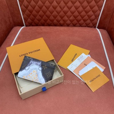루*비통 M15155 캣 냅 카드 홀더 지갑