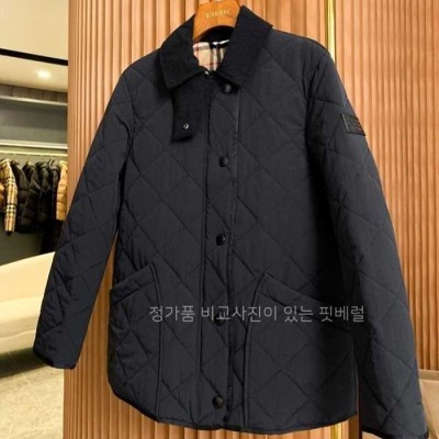 [국내배송] 버*리 2111# 다이아몬드 퀼팅 자켓