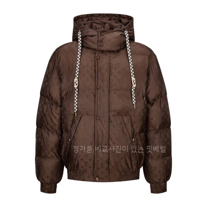 루*비통 모노그램 다운 블루종 패딩