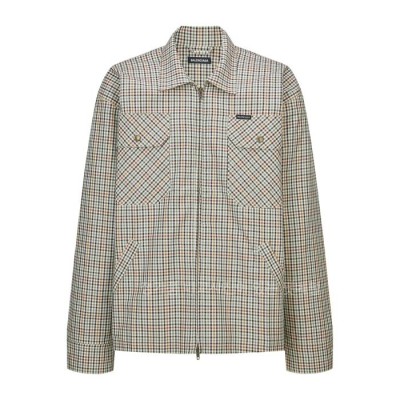 발*시아가 체크 집업 셔츠 자켓