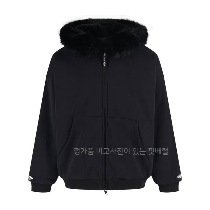 발*시아가 플러피 집업 후드 자켓