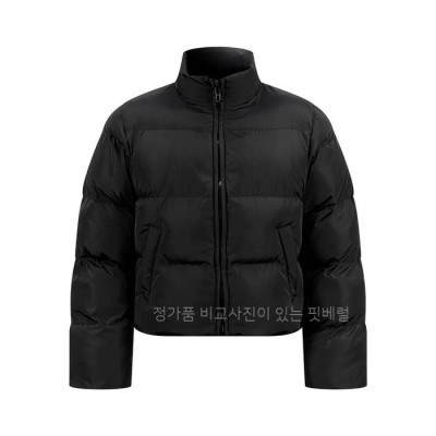 발*시아가 로고 하이넥 다운 패딩