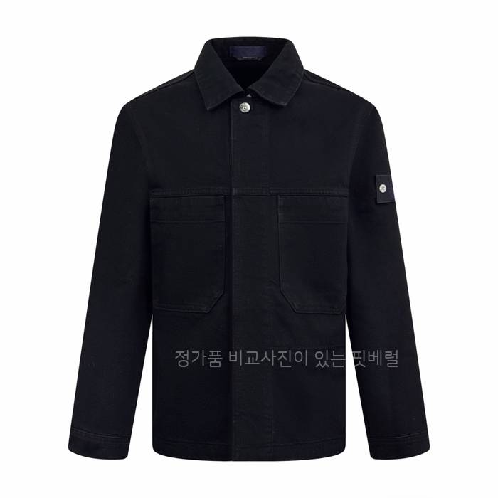 스*아일랜드 와펜 패치 데님 자켓