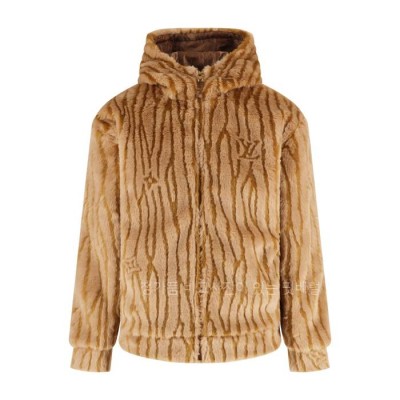 루*비통 에피 플리스 후디드 블루종 자켓