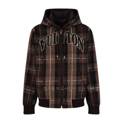 루*비통 테일러드 후디드 블루종 자켓