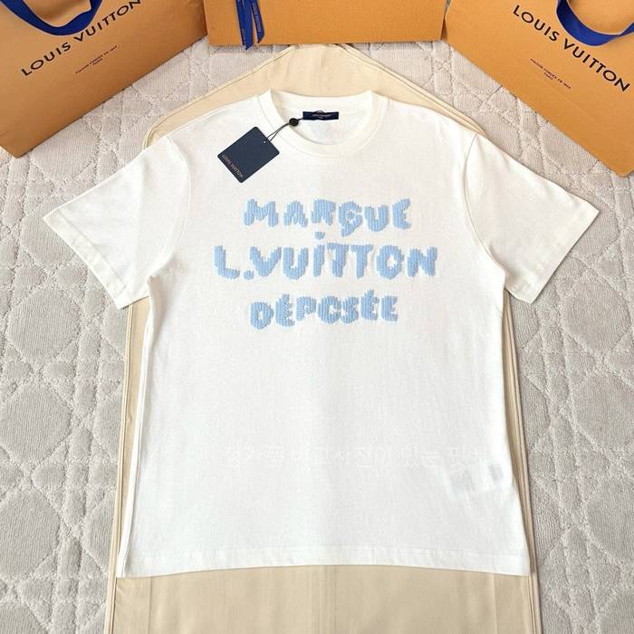 루*비통 엠브로이더드 시그니처 반팔티셔츠