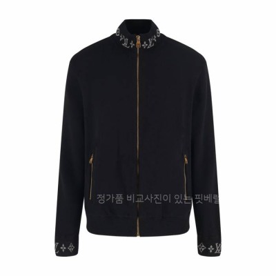 루*비통 더블 페이스 니트 울 트래블 블루종 자켓