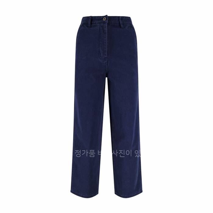 미*미우 로고 솔리드 카고 팬츠