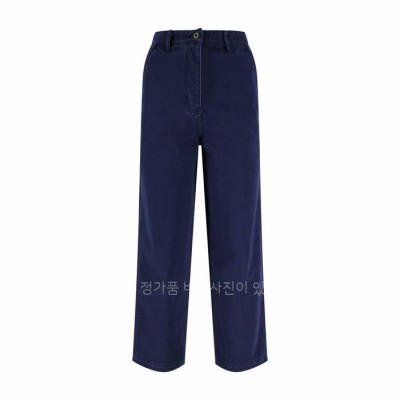 미*미우 로고 솔리드 카고 팬츠