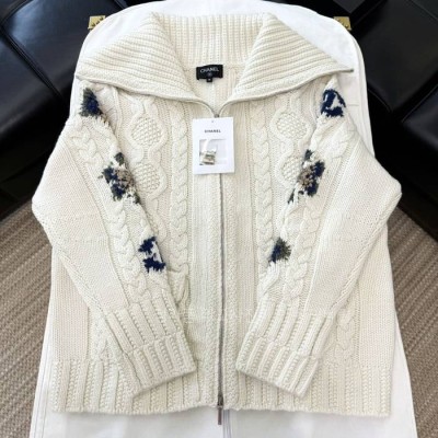 샤* 스키 카라 니트 집업 자켓