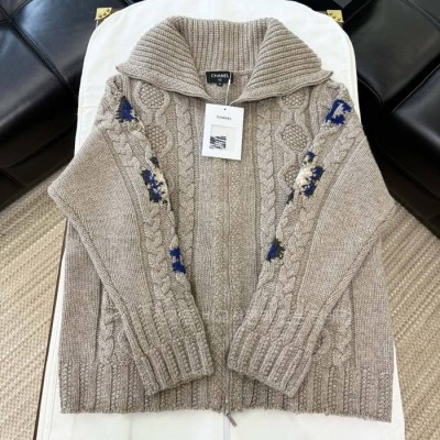 샤* 스키 카라 니트 집업 자켓