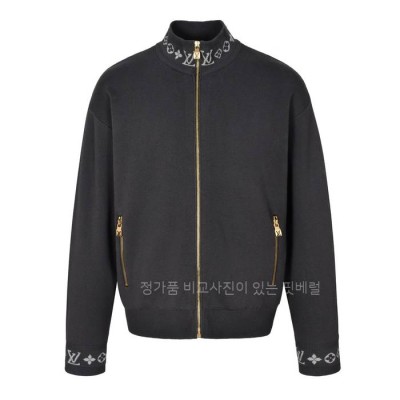 루*비통 더블 페이스 니트 울 트래블 블루종 자켓