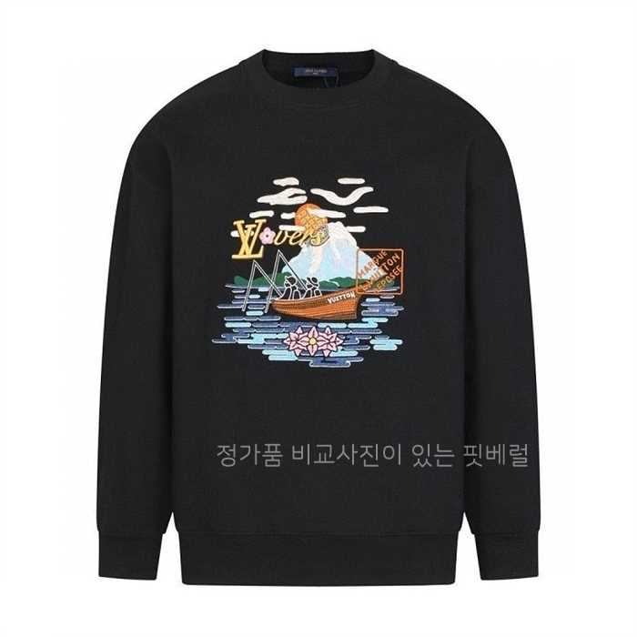 [국내배송] 루*비통 엠브로이 자수 맨투맨