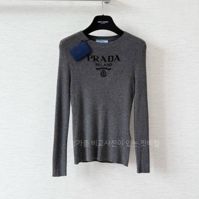 프*다 로고 니트 여성용