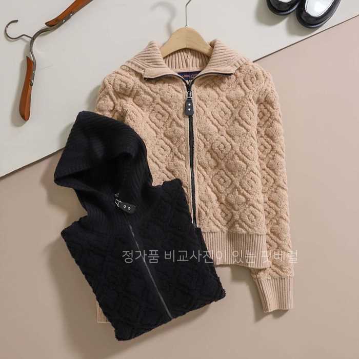 [국내배송] 루*비통 모노그램 타월링 집업 후디 (2color)