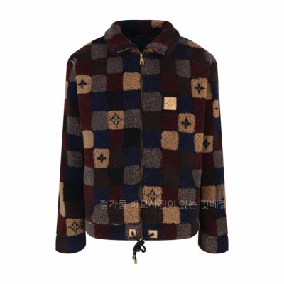 루*비통 다미에 플리스 블루종 자켓