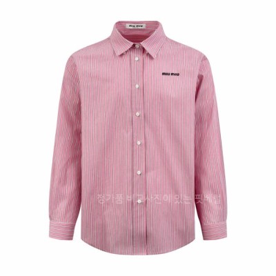 미*미우 스트라이프드 셔츠