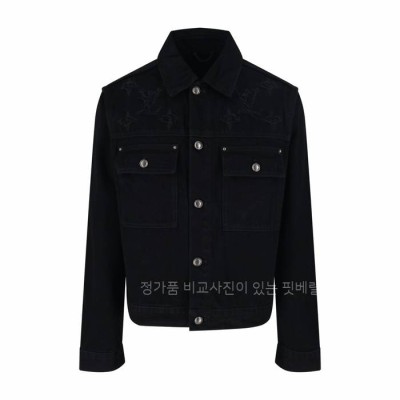 루*비통 모노그램 디스트로이 데님 트러커 자켓