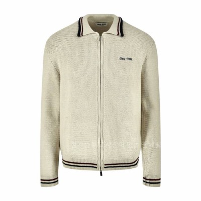 미*미우 지퍼업 니트 가디건