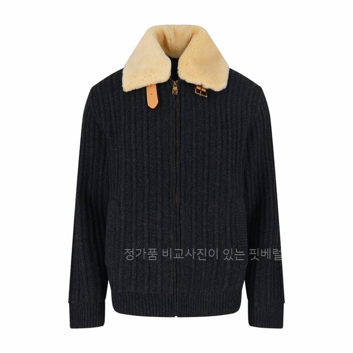 루*비통 캐시미어 울 블루종 자켓