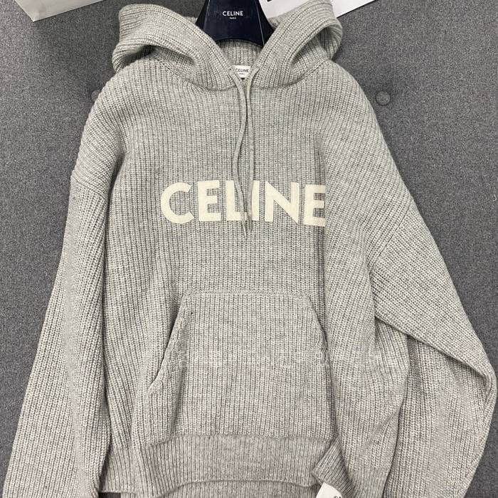 셀*느 립드 울 후드 니트