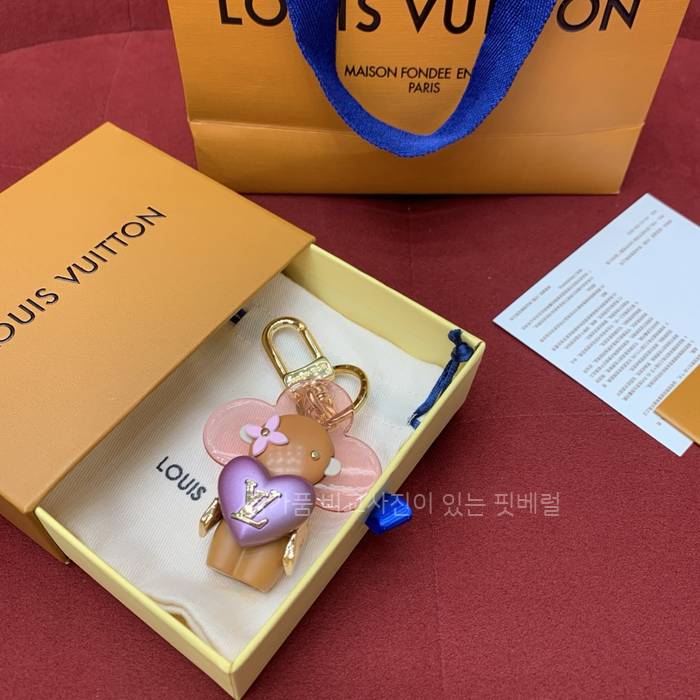 루*비통 벨 비비엔 하트 백 참