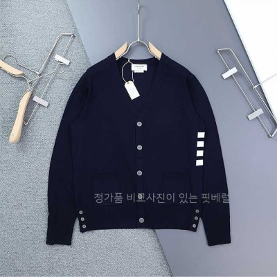 [국내배송] 톰*라운 인타르시아 4바 V넥 가디건