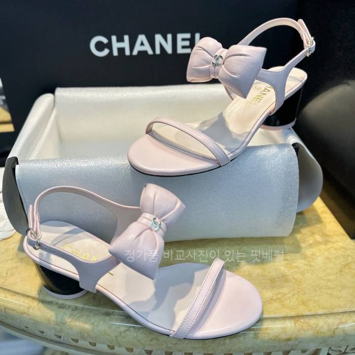 샤* 25P 리본 샌들 힐
