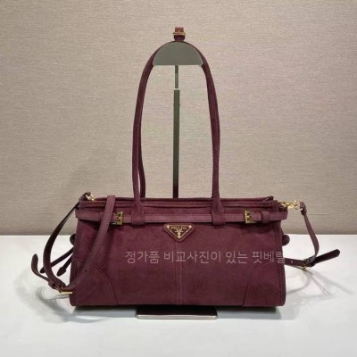 프*다 1BA426 시그니처 핸드백 미듐