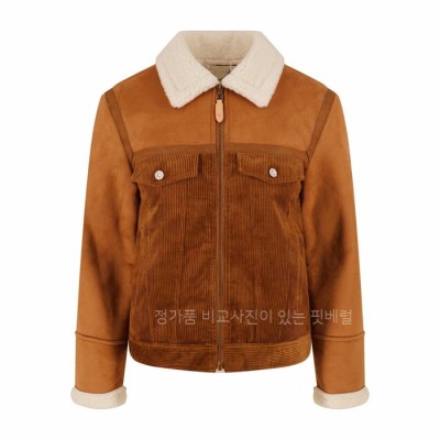 루*비통 코듀로이 앤 시어링 믹스 트러커 자켓