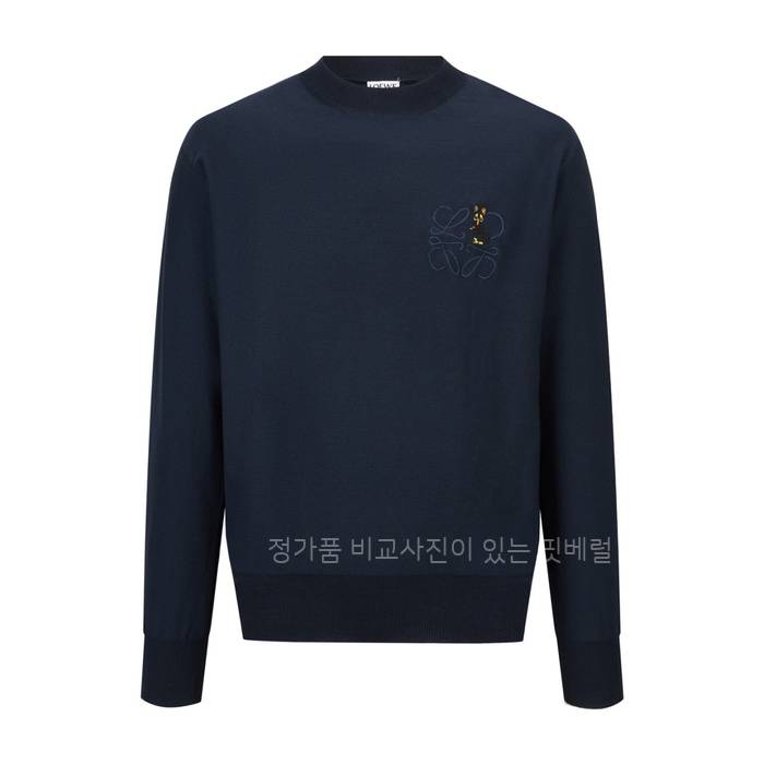 로*베 자수 울 니트