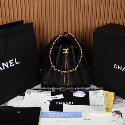 [국내배송] 샤* 25백 미디움 캐비어/블랙